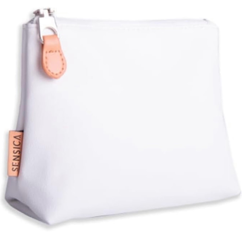 BRAND NEW! White Cosmetic Pouch